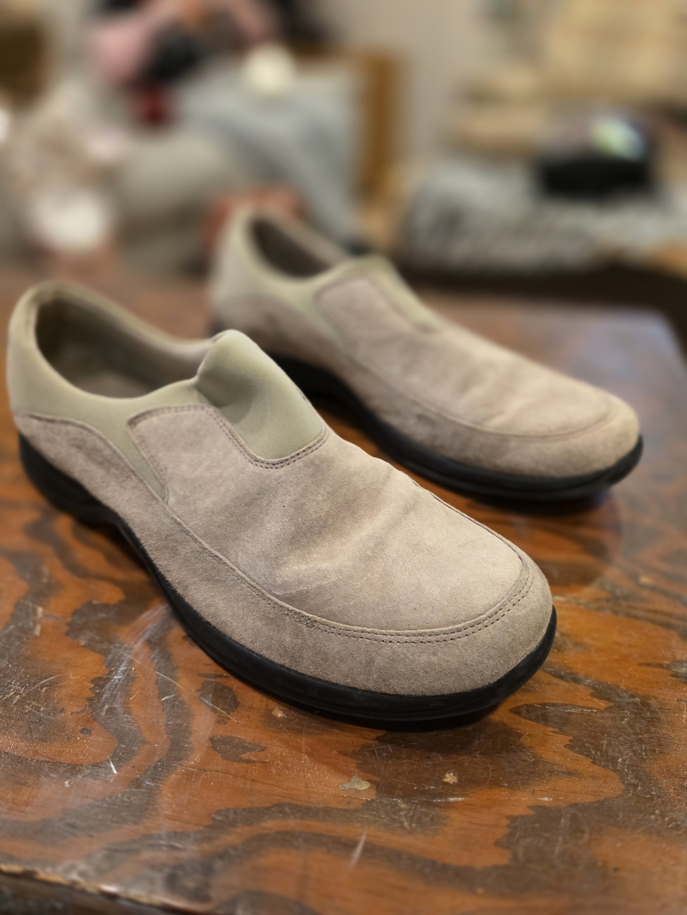 Covington Women's Suede Comfort Slip-On Loafers